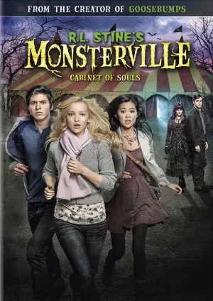 R.L. Stine's Monsterville: The Cabinet of Souls(2015) White T-Shirt - idPoster.com