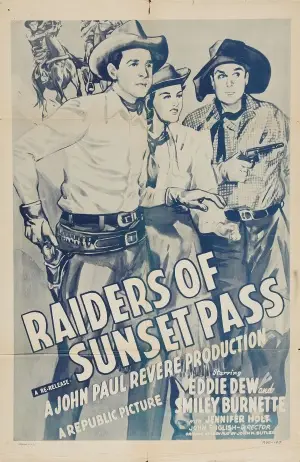 Raiders of Sunset Pass (1943) Men's Colored  Long Sleeve T-Shirt - idPoster.com
