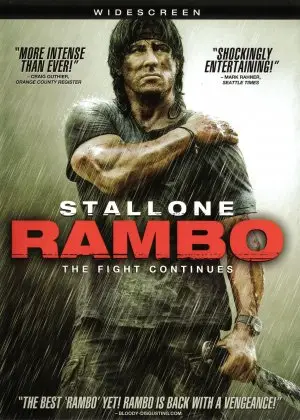 Rambo (2008) White T-Shirt - idPoster.com