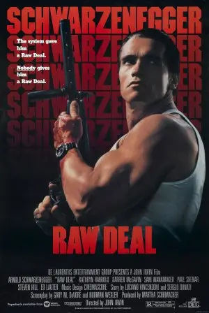Raw Deal (1986) White T-Shirt - idPoster.com