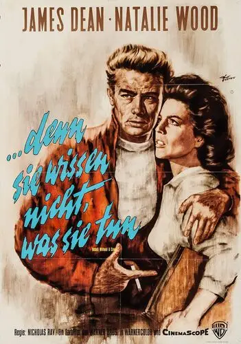 Rebel Without a Cause (1955) White T-Shirt - idPoster.com