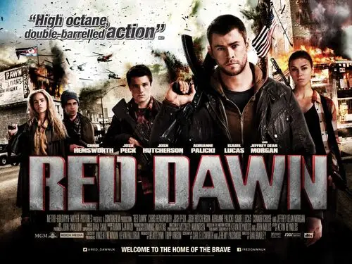 Red Dawn (2012) White T-Shirt - idPoster.com