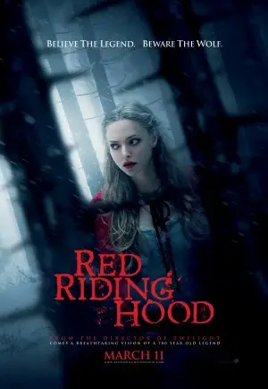 Red Riding Hood (2011) Men's Colored  Long Sleeve T-Shirt - idPoster.com