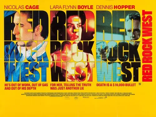 Red Rock West (1993) Men's Colored Hoodie - idPoster.com