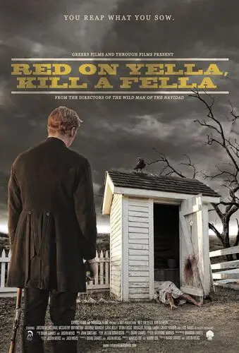 Red on Yella, Kill a Fella (2014) Men's Colored  Long Sleeve T-Shirt - idPoster.com