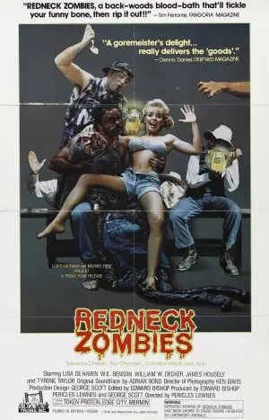 Redneck Zombies (1987) White Tank-Top - idPoster.com