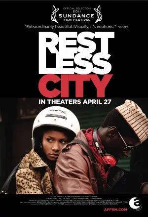 Restless City (2011) White T-Shirt - idPoster.com