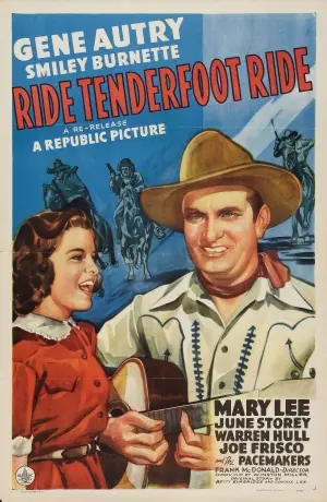 Ride Tenderfoot Ride (1940) White T-Shirt - idPoster.com