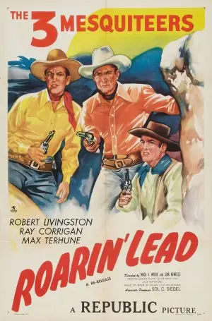 Roarin Lead (1936) Men's Colored  Long Sleeve T-Shirt - idPoster.com