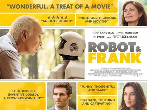 Robot and Frank (2012) White T-Shirt - idPoster.com