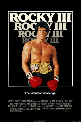 Rocky III (1982) White T-Shirt - idPoster.com
