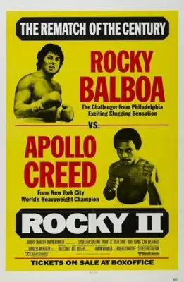 Rocky II (1979) Women's Colored Tank-Top - idPoster.com