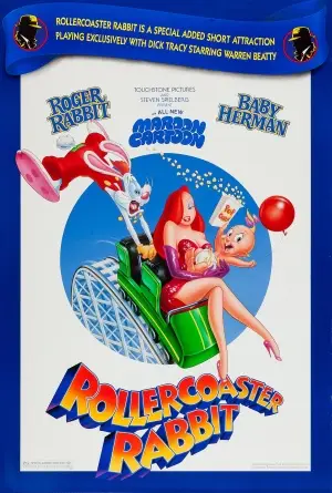 Roller Coaster Rabbit (1990) White T-Shirt - idPoster.com