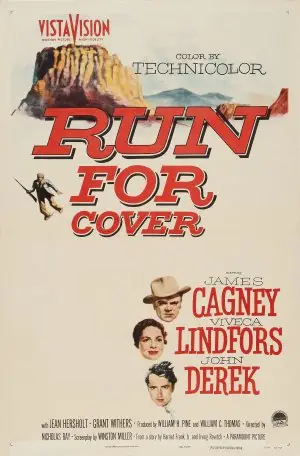 Run for Cover (1955) Drawstring Backpack - idPoster.com