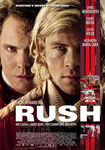 Rush (2013) Men's Colored  Long Sleeve T-Shirt - idPoster.com