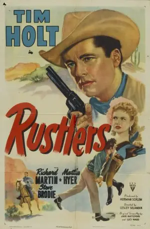 Rustlers (1949) White T-Shirt - idPoster.com