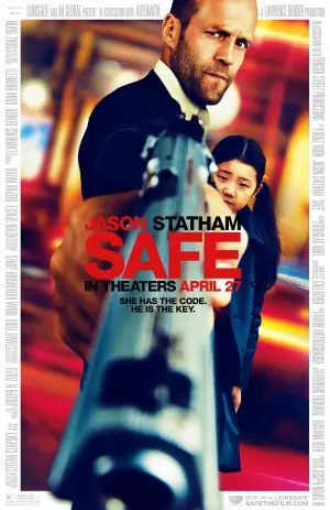 Safe (2011) White Tank-Top - idPoster.com