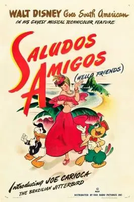 Saludos Amigos (1942) Men's Colored  Long Sleeve T-Shirt - idPoster.com