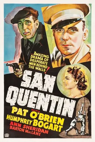 San Quentin (1946) Men's Colored  Long Sleeve T-Shirt - idPoster.com