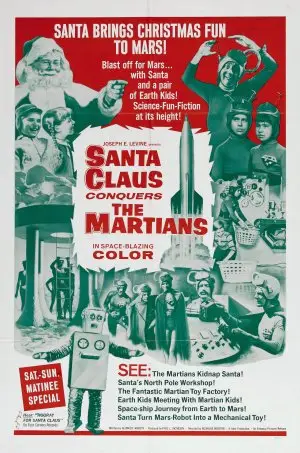 Santa Claus Conquers the Martians (1964) Women's Colored Hoodie - idPoster.com