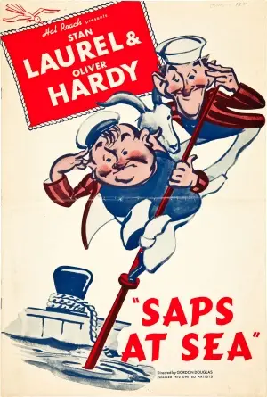 Saps at Sea (1940) White T-Shirt - idPoster.com