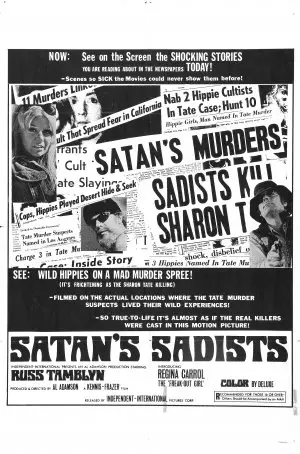 Satans Sadists (1969) Baseball Cap - idPoster.com