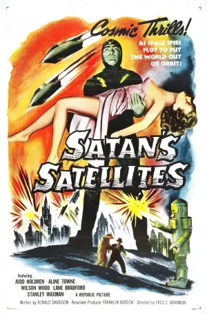 Satans Satellites (1958) Men's Colored Hoodie - idPoster.com