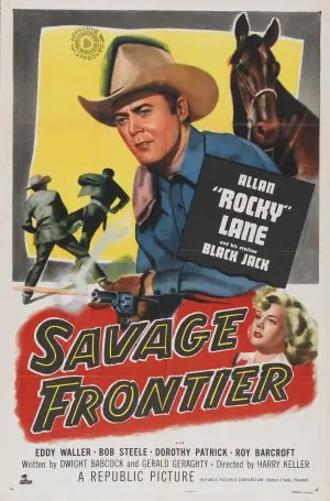 Savage Frontier (1953) White T-Shirt - idPoster.com