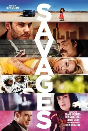 Savages (2012) Women's Colored Tank-Top - idPoster.com
