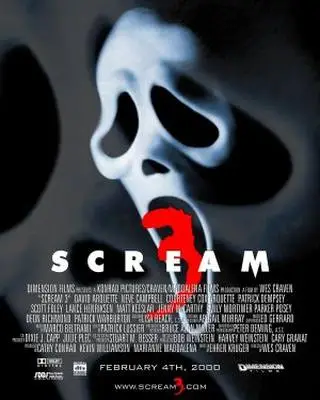 Scream 3 (2000) White T-Shirt - idPoster.com