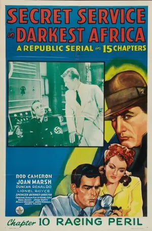 Secret Service in Darkest Africa (1943) Women's Colored Hoodie - idPoster.com