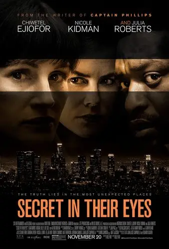 Secret in Their Eyes (2015) White T-Shirt - idPoster.com