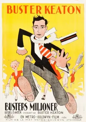 Seven Chances (1925) Men's Colored  Long Sleeve T-Shirt - idPoster.com