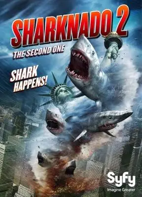 Sharknado 2: The Second One (2014) Women's Colored Tank-Top - idPoster.com