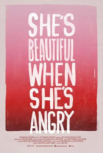 She's Beautiful When She's Angry (2014) White T-Shirt - idPoster.com
