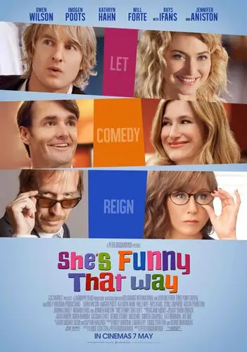 She's Funny That Way (2015) White T-Shirt - idPoster.com