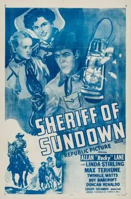 Sheriff of Sundown (1944) Men's Colored  Long Sleeve T-Shirt - idPoster.com