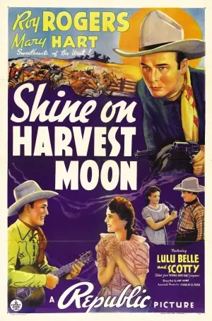 Shine On, Harvest Moon (1938) Men's Colored  Long Sleeve T-Shirt - idPoster.com