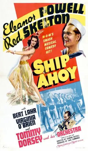 Ship Ahoy (1942) White T-Shirt - idPoster.com