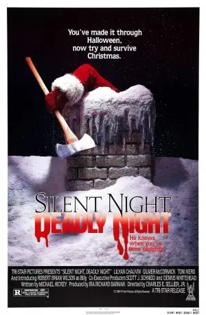 Silent Night, Deadly Night (1984) White T-Shirt - idPoster.com