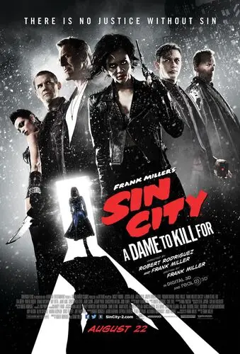 Sin City A Dame to Kill For (2014) White T-Shirt - idPoster.com