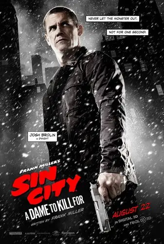 Sin City A Dame to Kill For (2014) Men's Colored T-Shirt - idPoster.com