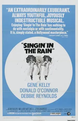 Singin in the Rain (1952) Women's Colored T-Shirt - idPoster.com