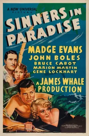 Sinners in Paradise (1938) White T-Shirt - idPoster.com