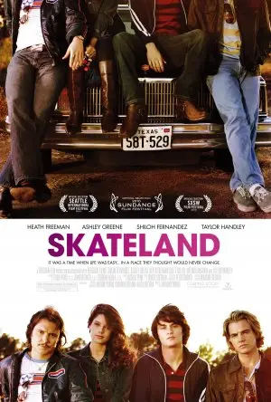 Skateland (2010) White T-Shirt - idPoster.com