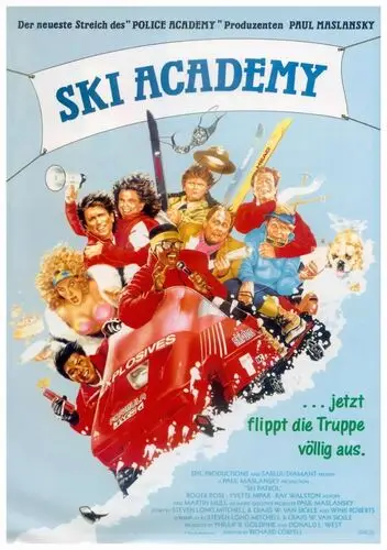 Ski Patrol (1990) Men's Colored  Long Sleeve T-Shirt - idPoster.com