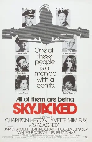 Skyjacked (1972) Women's Colored Tank-Top - idPoster.com