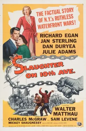 Slaughter on Tenth Avenue (1957) White T-Shirt - idPoster.com
