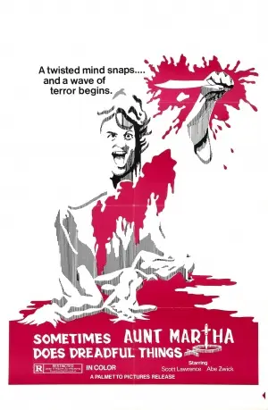 Sometimes Aunt Martha Does Dreadful Things (1971) Women's Colored Tank-Top - idPoster.com