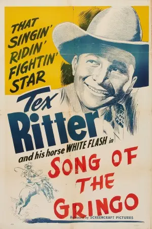 Song of the Gringo (1936) White T-Shirt - idPoster.com